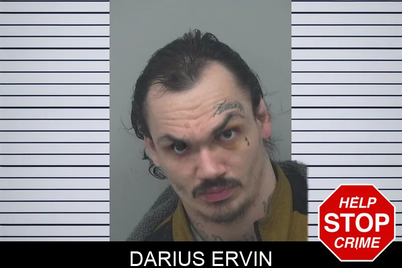 Darius Ervin mugshot