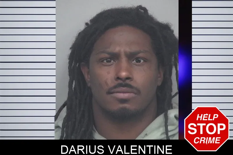 Darius Valentine mugshot