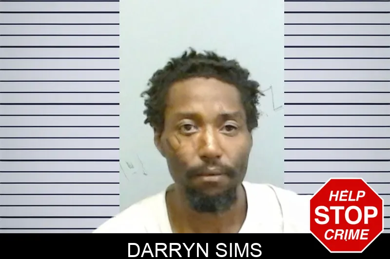 Darryn Sims mugshot