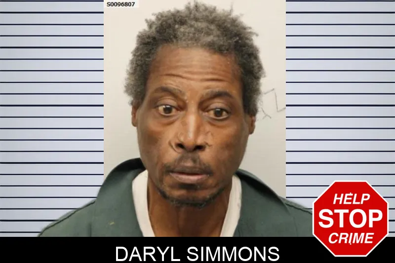 Daryl Simmons mugshot