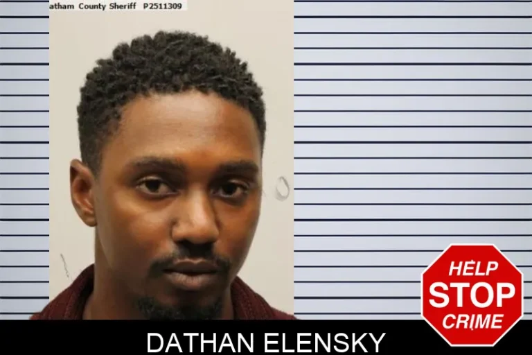 Dathan Elensky mugshot – Chatham County , Georgia Dathan Elensky