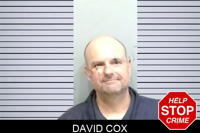David Cox mugshot