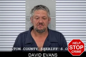 David Evans mugshot