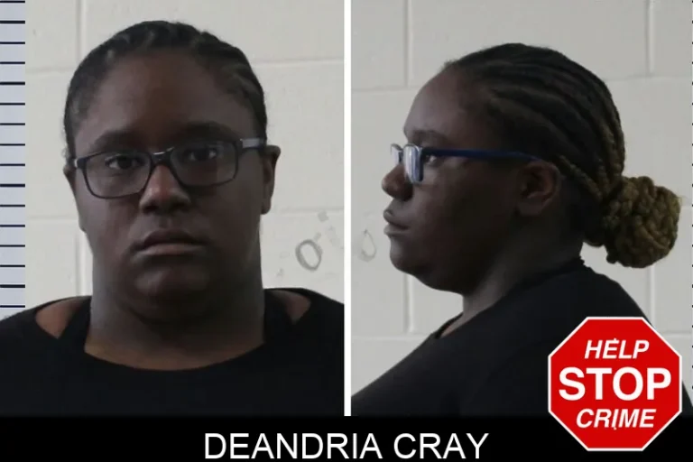 Deandria Cray mugshot – Houston County , Georgia Deandria Cray