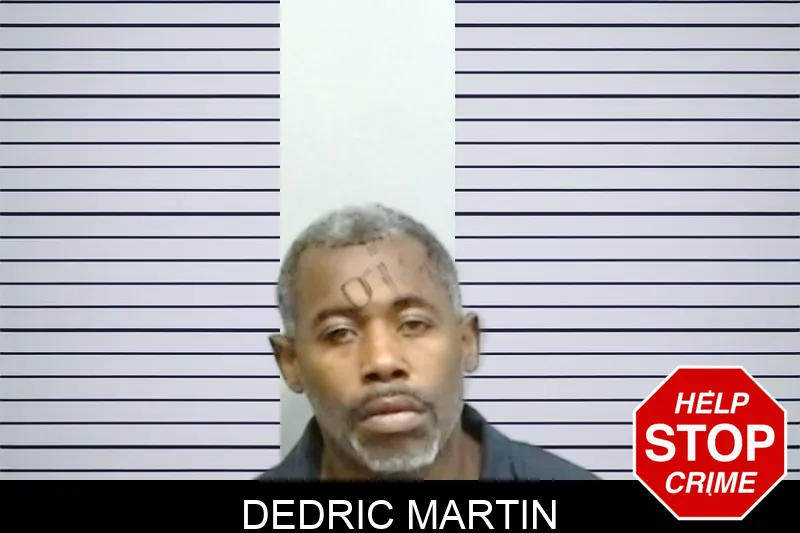 Dedric Martin mugshot