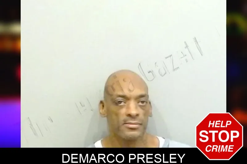 Demarco Presley mugshot – Fulton County , Georgia Demarco Presley mugshot