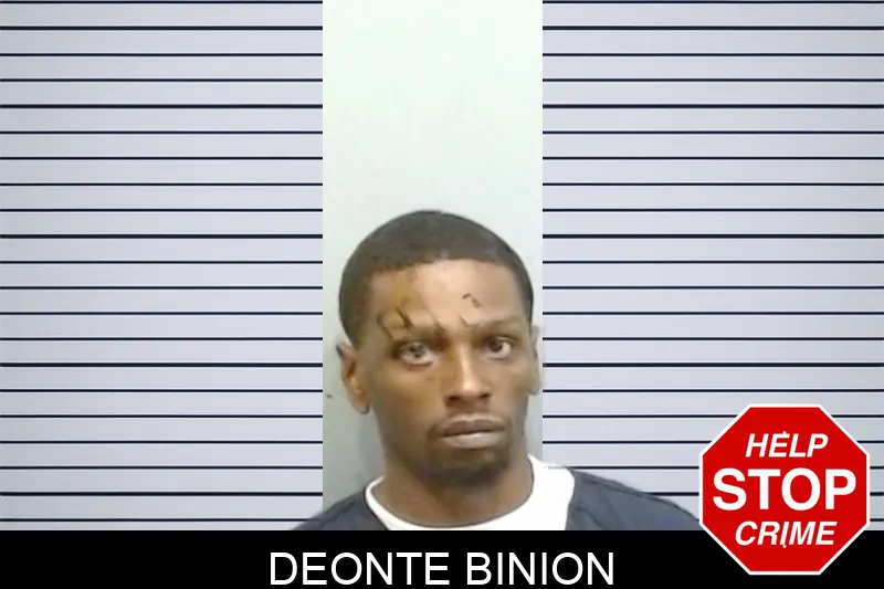 Deonte Binion mugshot