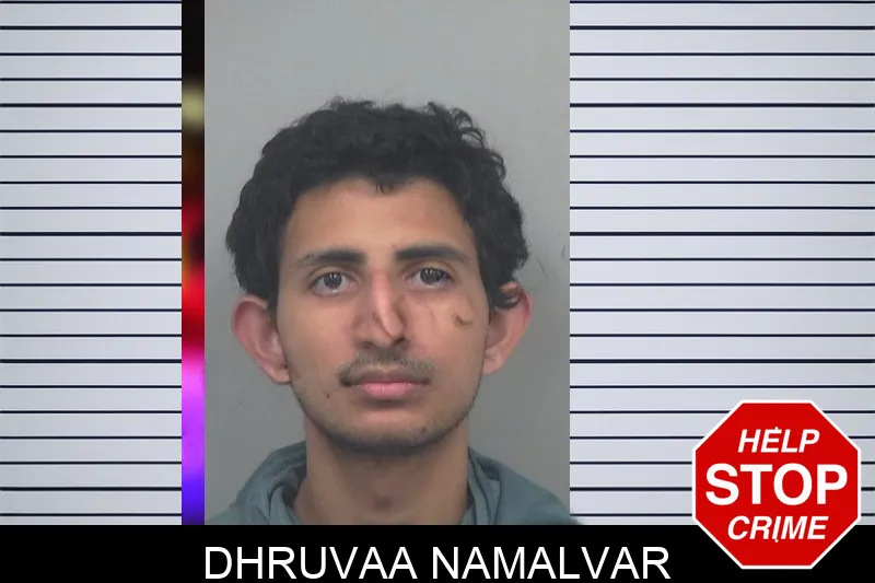 Dhruvaa Namalvar mugshot