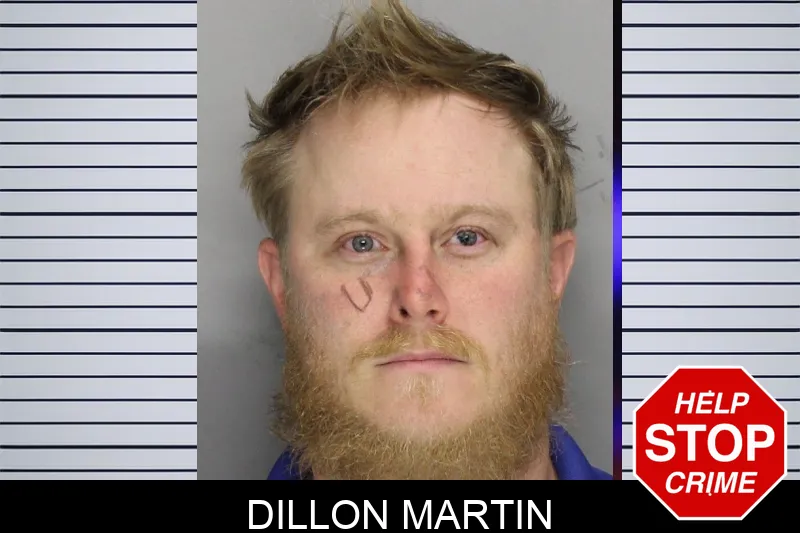 Dillon Martin mugshot
