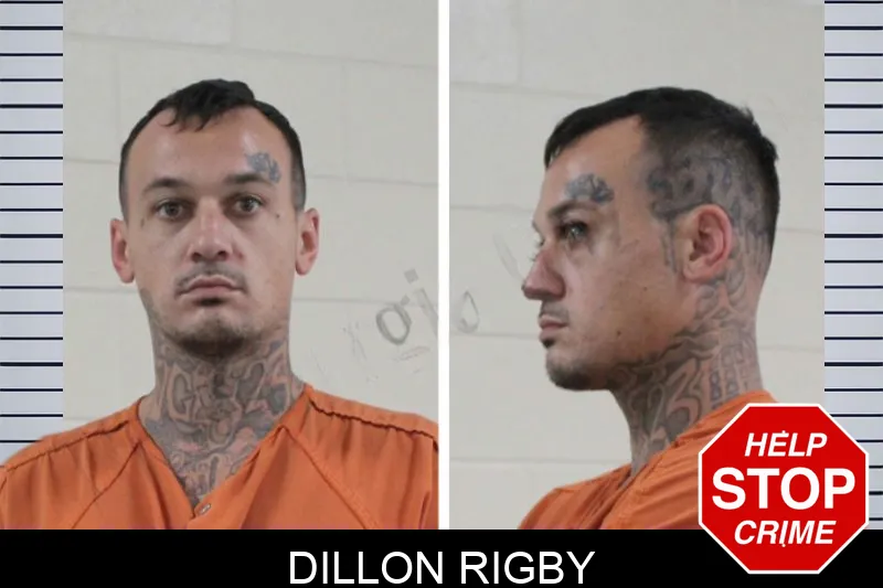 Dillon Rigby mugshot