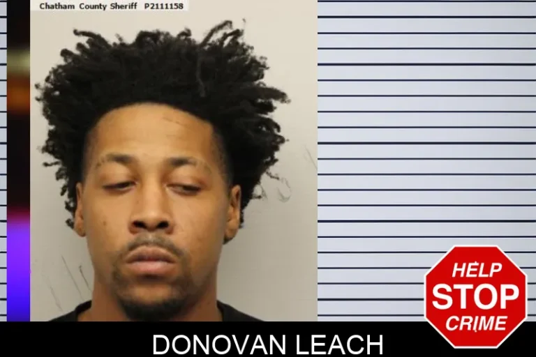 Donovan Leach mugshot – Chatham County , Georgia Donovan Leach
