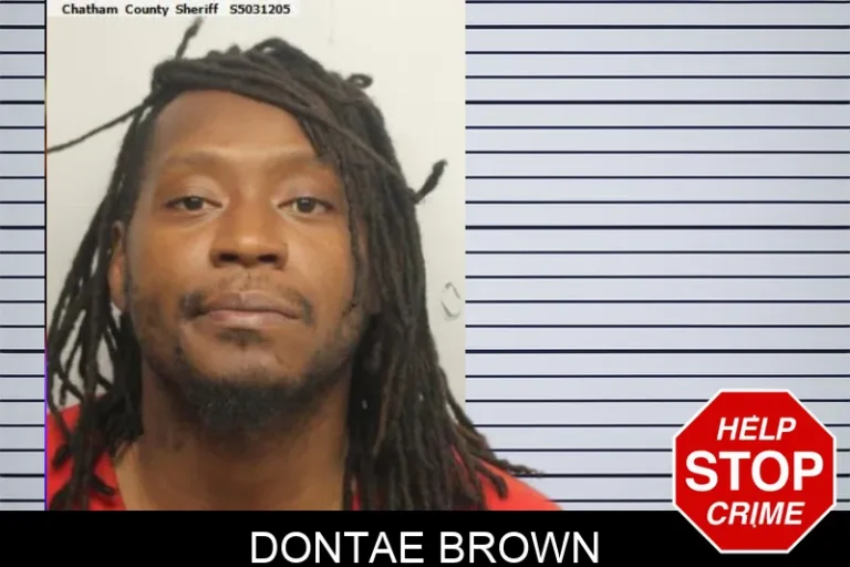 Dontae Brown mugshot – Chatham County , Georgia Dontae Brown