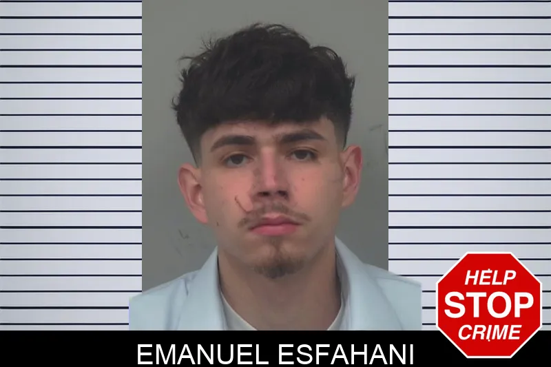 Emanuel Esfahani mugshot