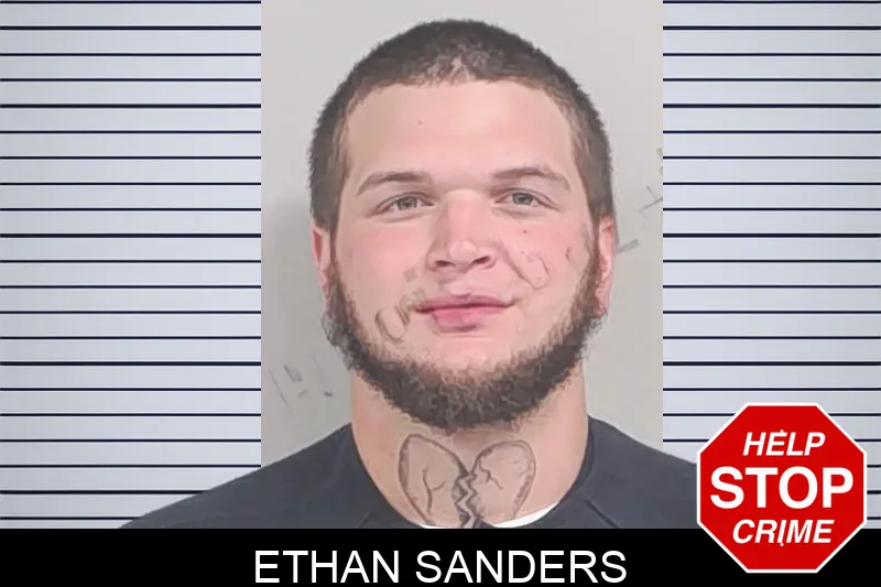 Ethan Sanders mugshot