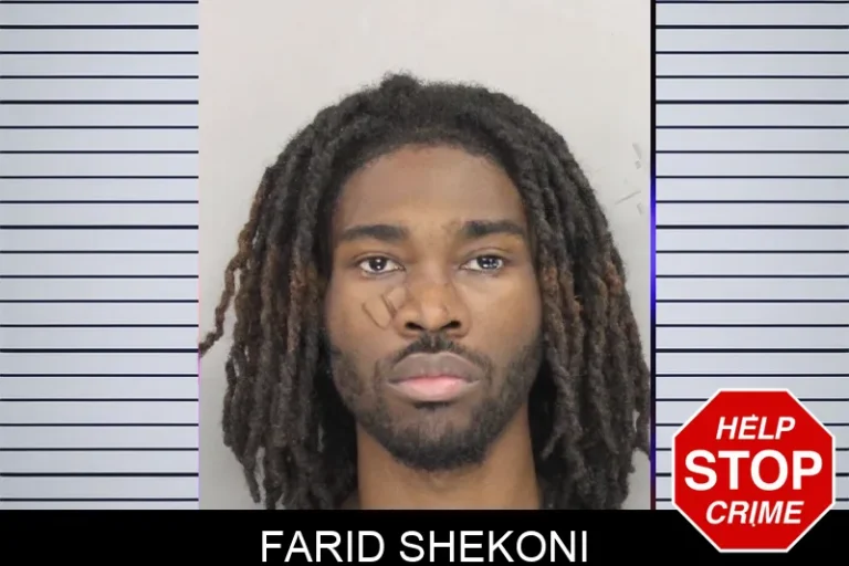 Farid Shekoni mugshot – Cobb County , Georgia Farid Shekoni