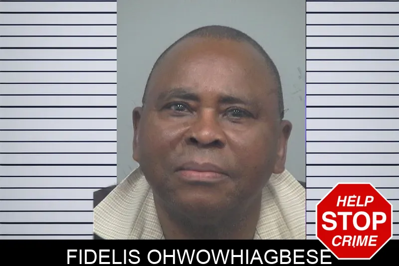 Fidelis Ohwowhiagbese mugshot