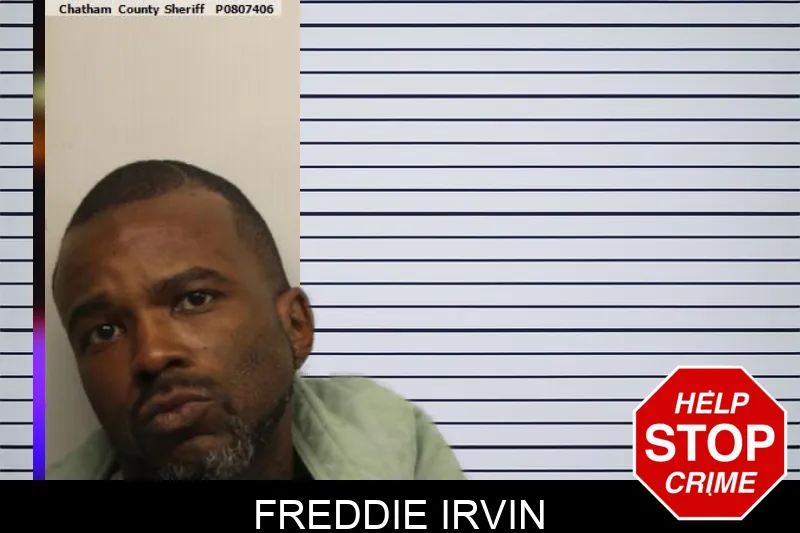 Freddie Irvin mugshot – Chatham County , Georgia Freddie Irvin mugshot