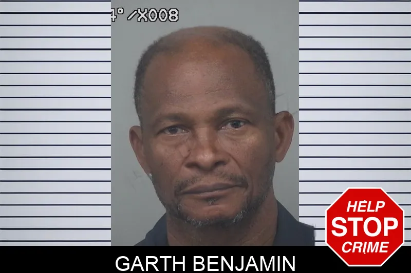 Garth Benjamin mugshot