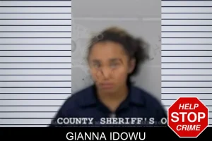 Gianna Idowu mugshot