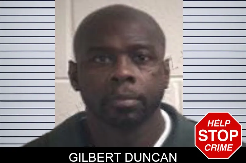 Gilbert Duncan mugshot