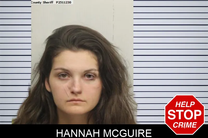 Hannah McGuire mugshot