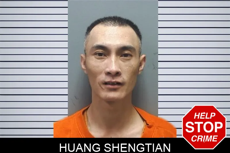 Huang Shengtian mugshot
