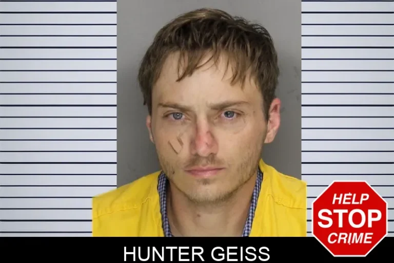 Hunter Geiss mugshot – Cobb County , Georgia Hunter Geiss