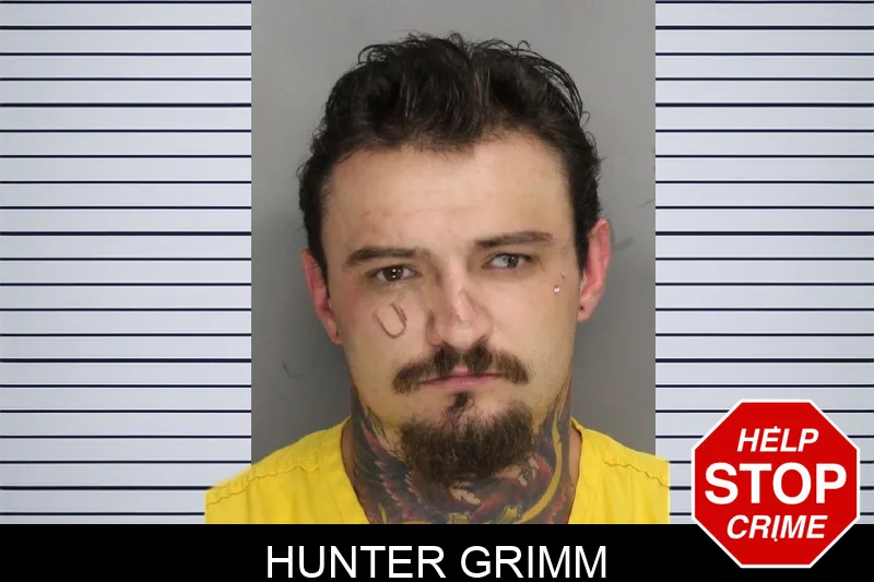 Hunter Grimm mugshot – Cobb County , Georgia Hunter Grimm mugshot