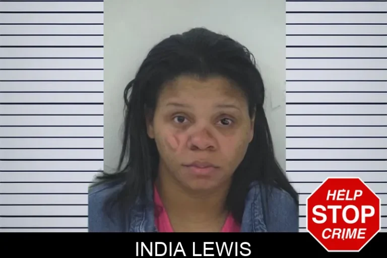 India Lewis mugshot – Fayette County , Georgia India Lewis