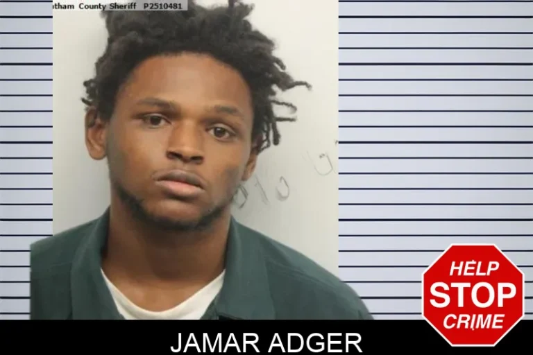 Jamar Adger mugshot – Chatham County , Georgia Jamar Adger