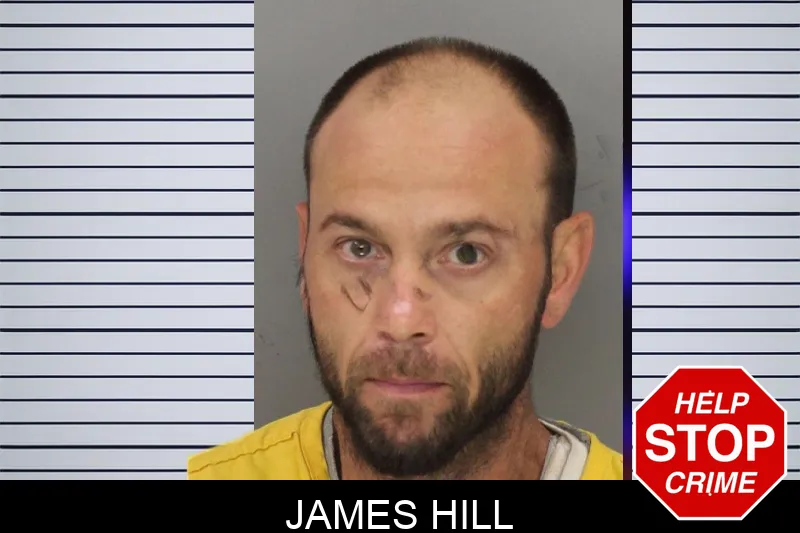 James Hill mugshot