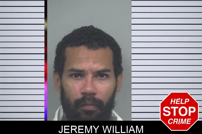Jeremy William mugshot