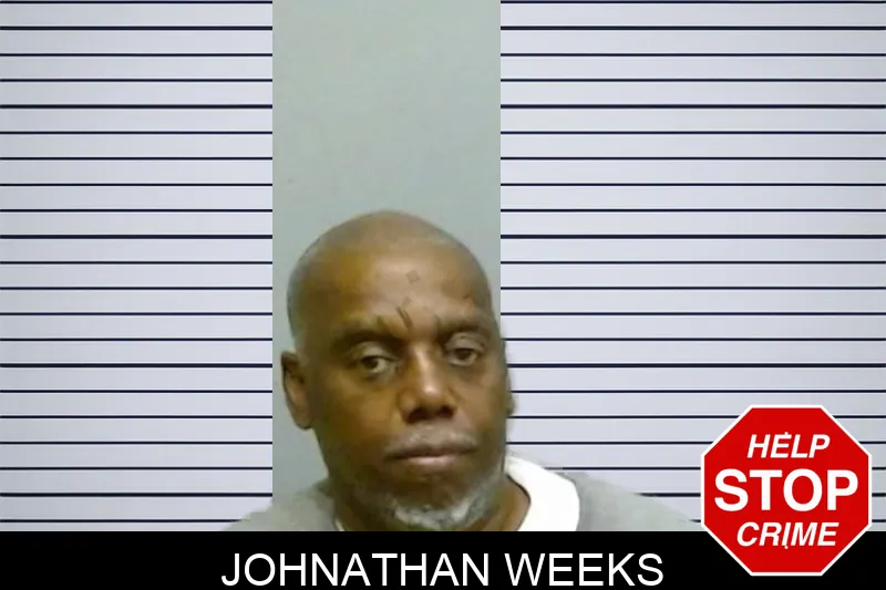 Johnathan Weeks mugshot