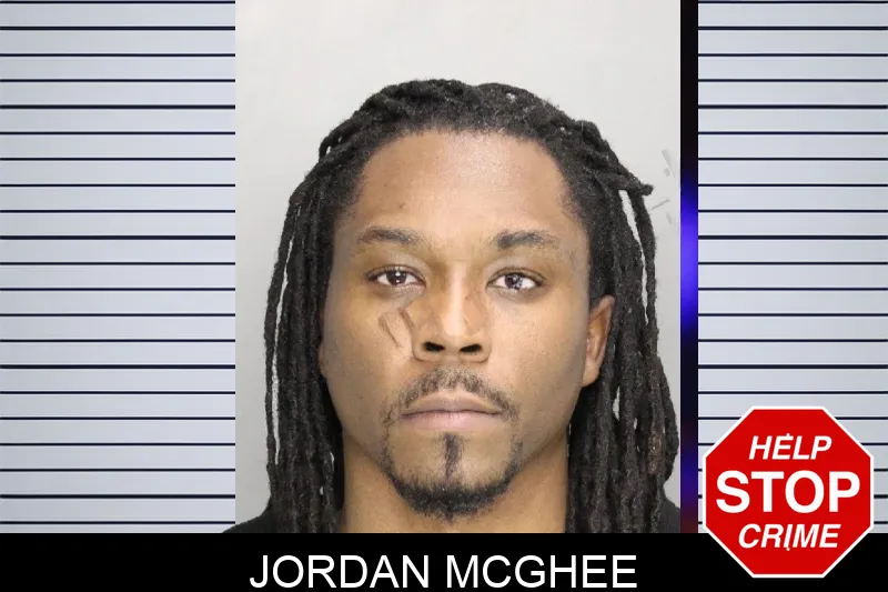 Jordan McGhee mugshot