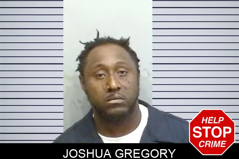 Joshua Gregory mugshot