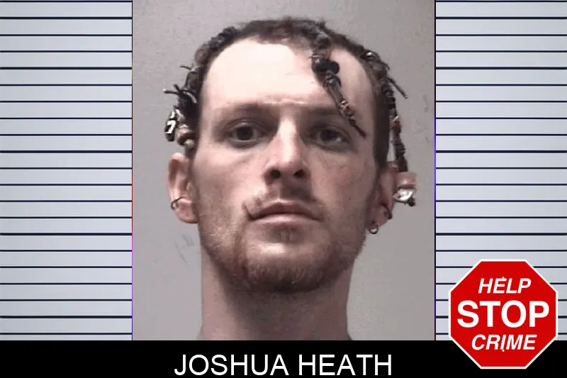 Joshua Heath mugshot