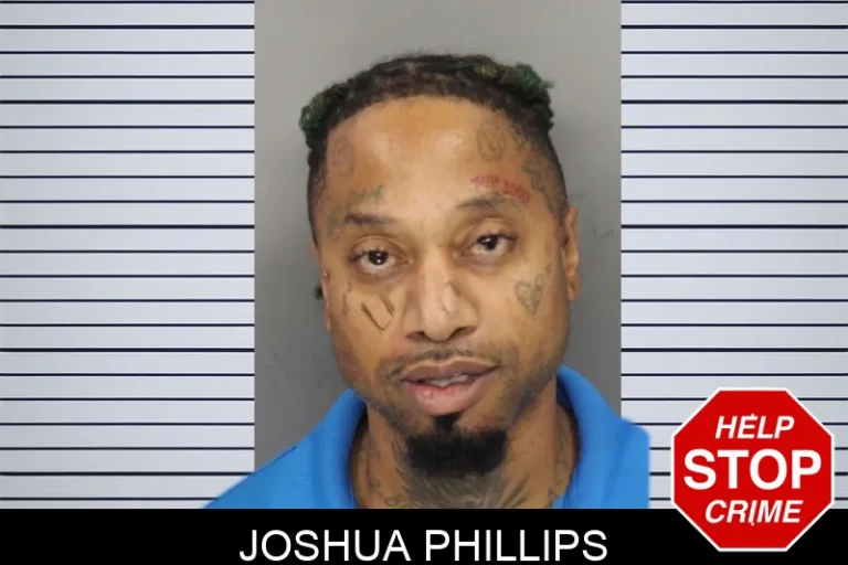 Joshua Phillips mugshot – Cobb County , Georgia Joshua Phillips