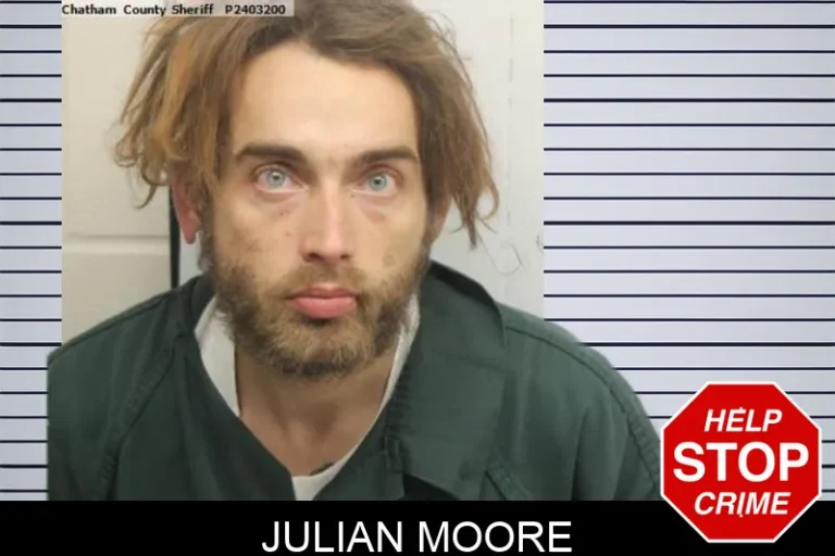Julian Moore mugshot – Chatham County , Georgia Julian Moore