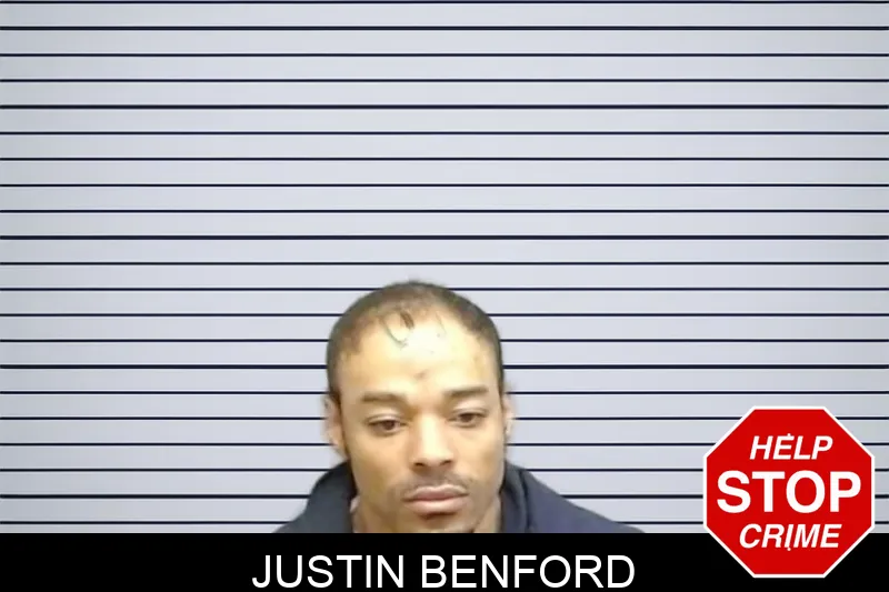Justin Benford mugshot