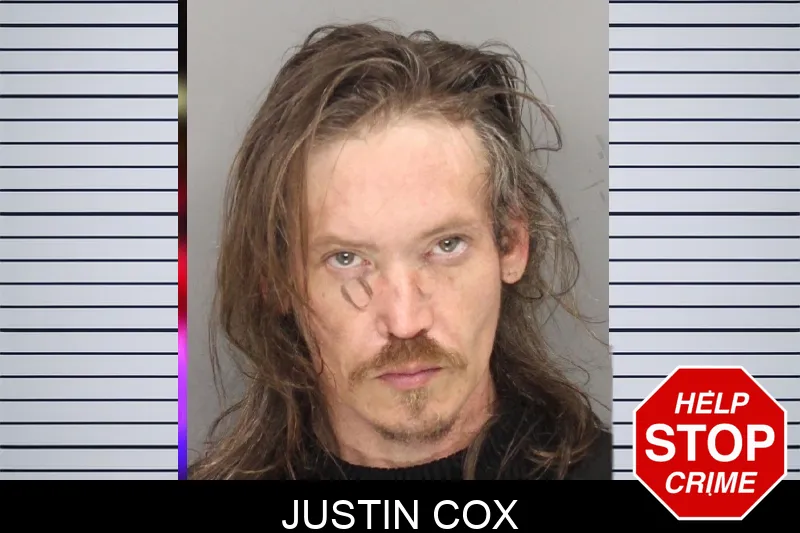 Justin Cox mugshot