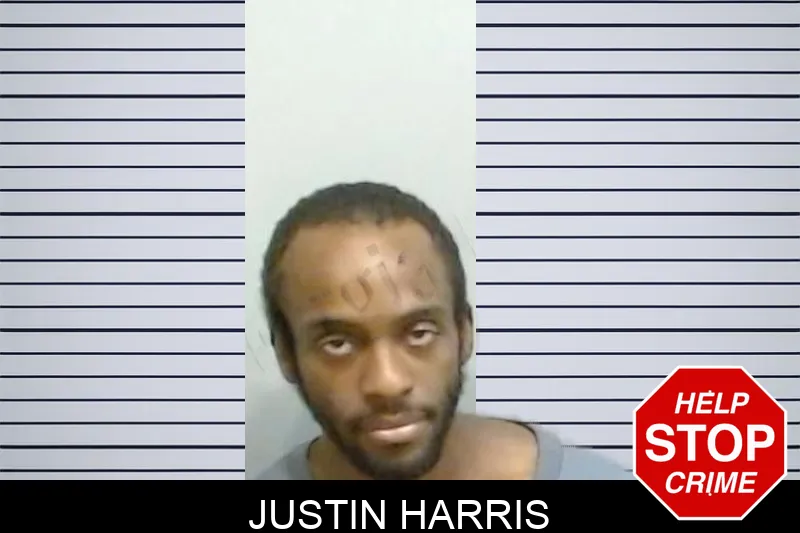 Justin Harris mugshot