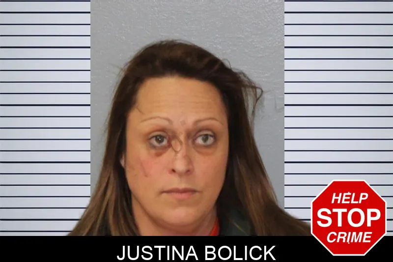 Justina Bolick Mugshots