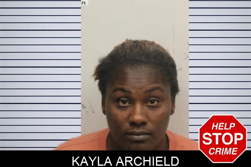Kayla Archield mugshot