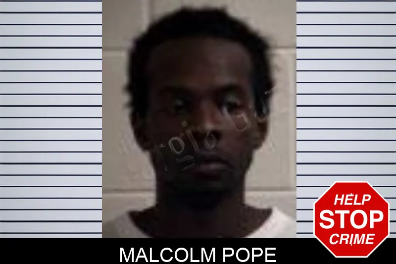 Malcolm Pope mugshot