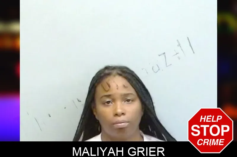 Maliyah Grier mugshot – Fulton County , Georgia Maliyah Grier mugshot