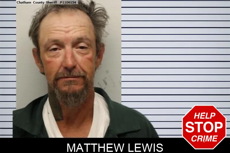 Matthew Lewis mugshot