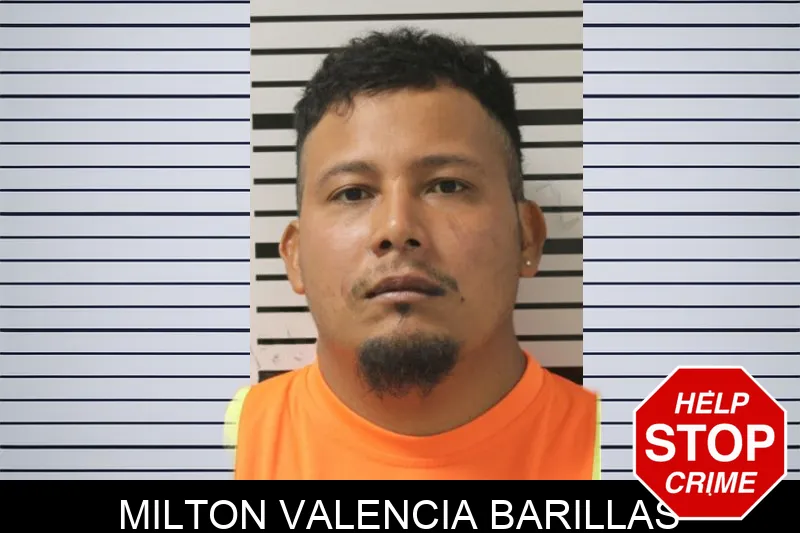 Milton Valencia Barillas Mugshots