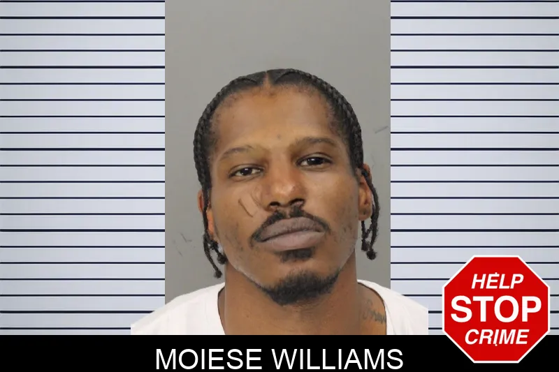 Moiese Williams mugshot