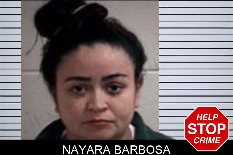Nayara Barbosa mugshot