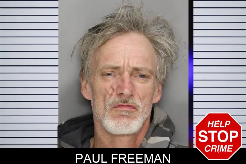 Paul Freeman mugshot